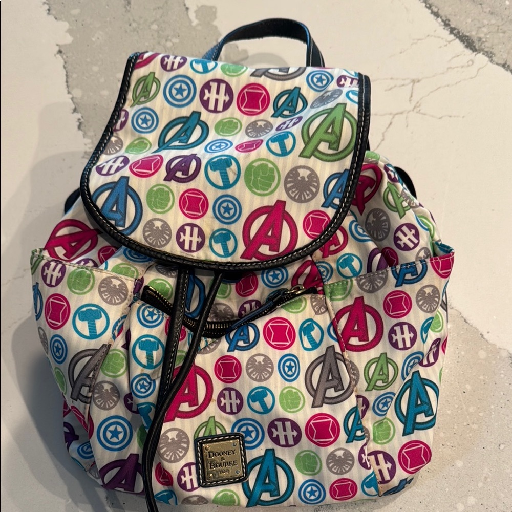 Dooney & Bourke Avengers Icon Backpack - Multicolor